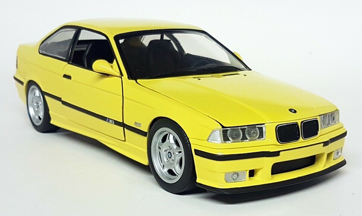 UT Models 1/18 Scale 180 022300 BMW M3 E36 1996 Dakar Yellow