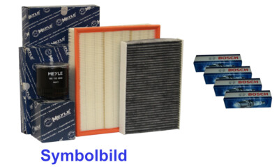 BOSCH Zündkerzen+MEYLE Filtersatz,Aktivkohle für SAAB 9-3 Cabriolet,9-3X