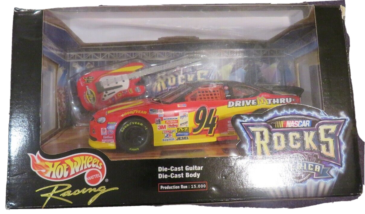HOT WHEELS RACING NASCAR ROCKS AMERICA MCDONALD'S #94 BILL
