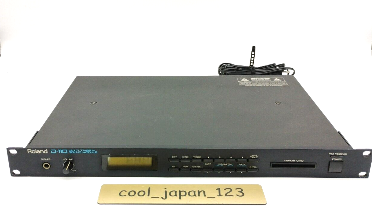 Roland ￼D-110 シンセ Roland D-110 Rackmount Multi Timbral Sound Module