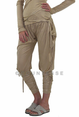 NEW AYBUBO 100% SILK HAREM PIRATE DESIGNER PANTS AY8P1