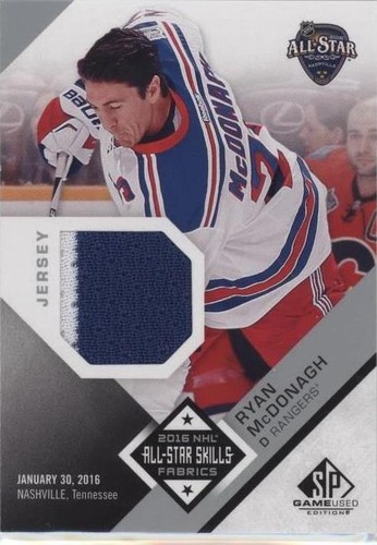 2016-17 SP Game Used - Ryan McDonagh #AS-RM
