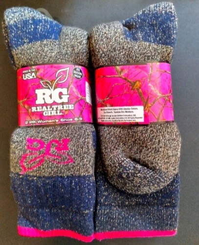 Realtree Girl Merino Wool Blend Boot Socks