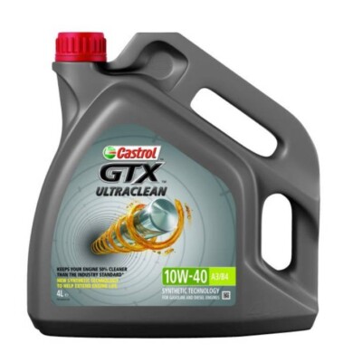 4L Öl Castrol GTX A3/B4 10W 40 Motoröl Motoroel Motoroil für Mercedes VW Seat 
