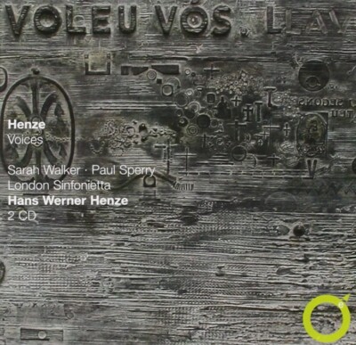 Sarah Walker & Paul Perry - Henze: Voices (CD 2006 Explore Records)