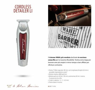 WAHL cordless Detailer Li バリカン　中古 WAHL 即国内発送 Wahl Professional 5star Cordless Detailer Li