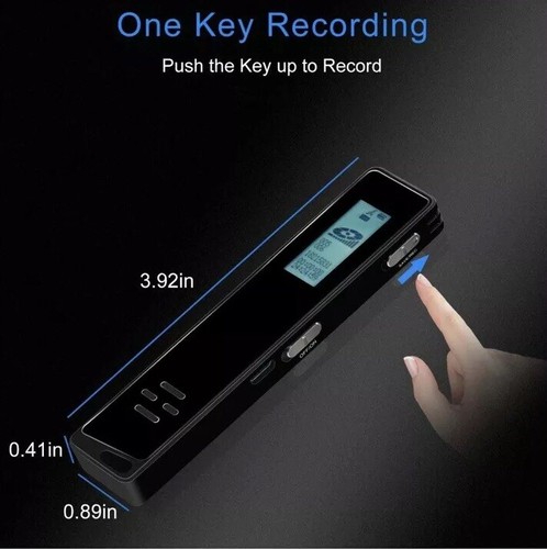 Digital Voice Activated Recorder for Lectures and Meetings with Double Noise...