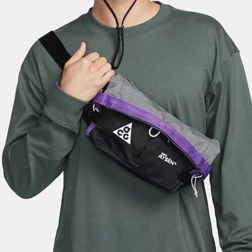 Nike ACG Aysén Fanny Pack Trail Hiking Belt Bag (3L) Black Nike ACG Aysén Fanny Pack Trail Hiking Belt Bag (3L) Black