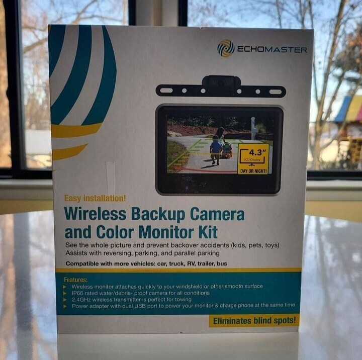 Echomaster Wireless Backup Camera And Color Monitor Kit Echomaster Backup Camera Review