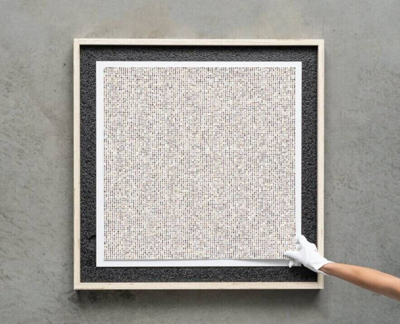 Cryptopunks "10000 on-chain" ED829 Size 78cm x 78cm