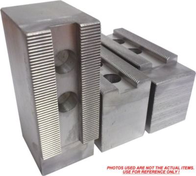 3pc set KT-10P Steel Soft Jaws For a 10/" Chuck Kitagawa, Samchully ht= 2/"
