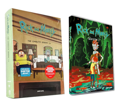 Rick and Morty: The Complete Seasons 1-7 (DVD Box Set) Region 1 US Seller