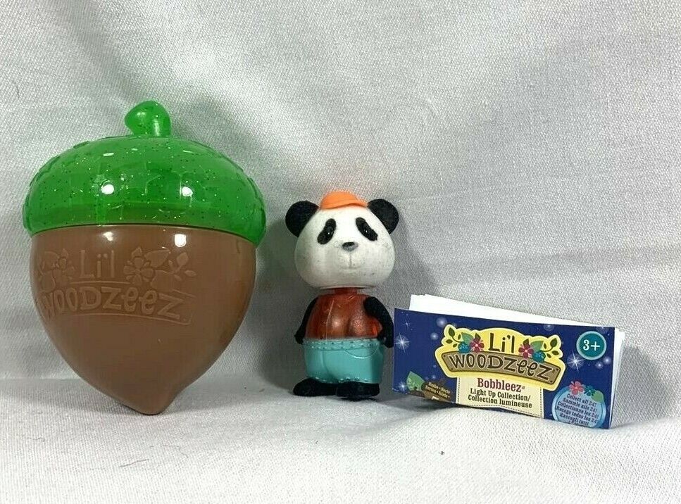 NEW LI'L WOODZEEZ SERIES 5 BOBBLEEZ HEAD LIGHT UP PACO PANDA NEW LI'L WOODZEEZ SERIES 5 BOBBLEEZ HEAD LIGHT UP PACO PANDA