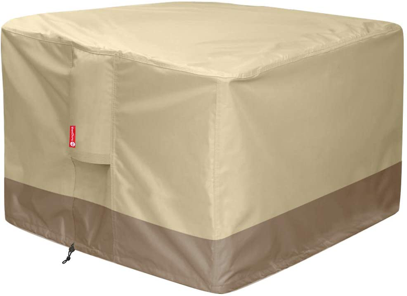 Square - 600d Heavy Duty Patio Outdoor Fire Pit Table Cover W