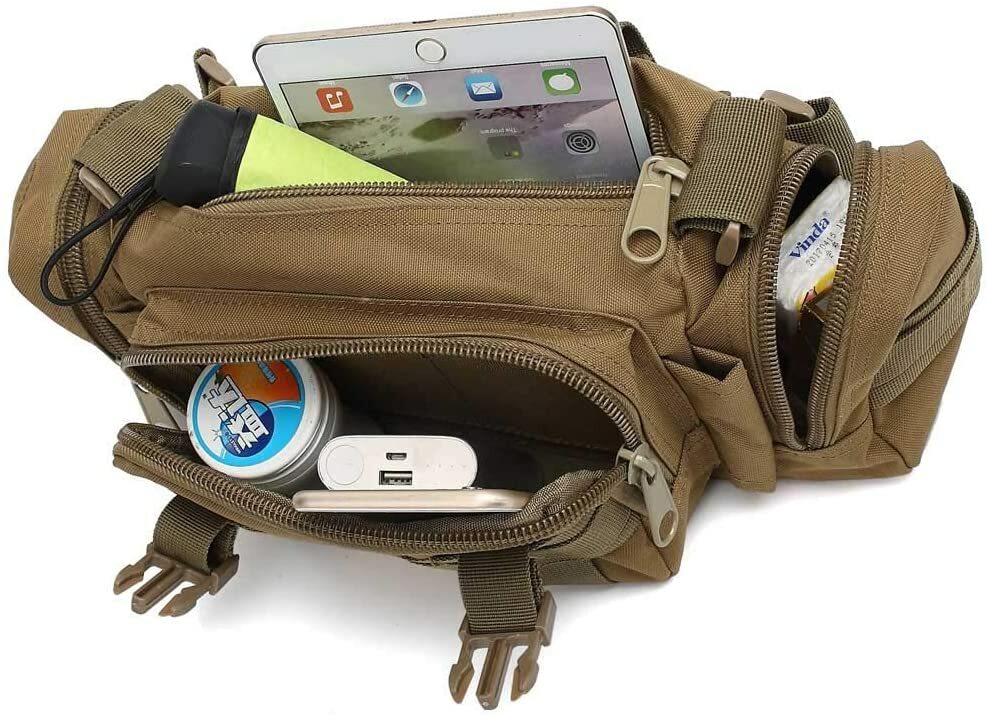 Gym Bag For Men Waterproof Travel Carry On Military Duffle Fanny Pack Camera Bag