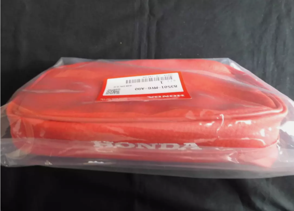 ハリヤー ドラベンダ－S１０箱　２５０枚入り HONDA GENUINE Rear TAIL BAG RED Pouch XR250L XR250R XR600R