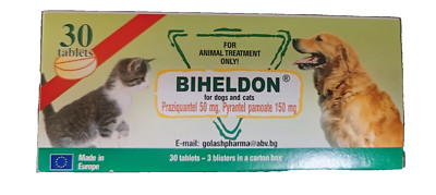 10 Tablets For Dogs 7 Way De-Wormer For Small, Medium & Large Dogs