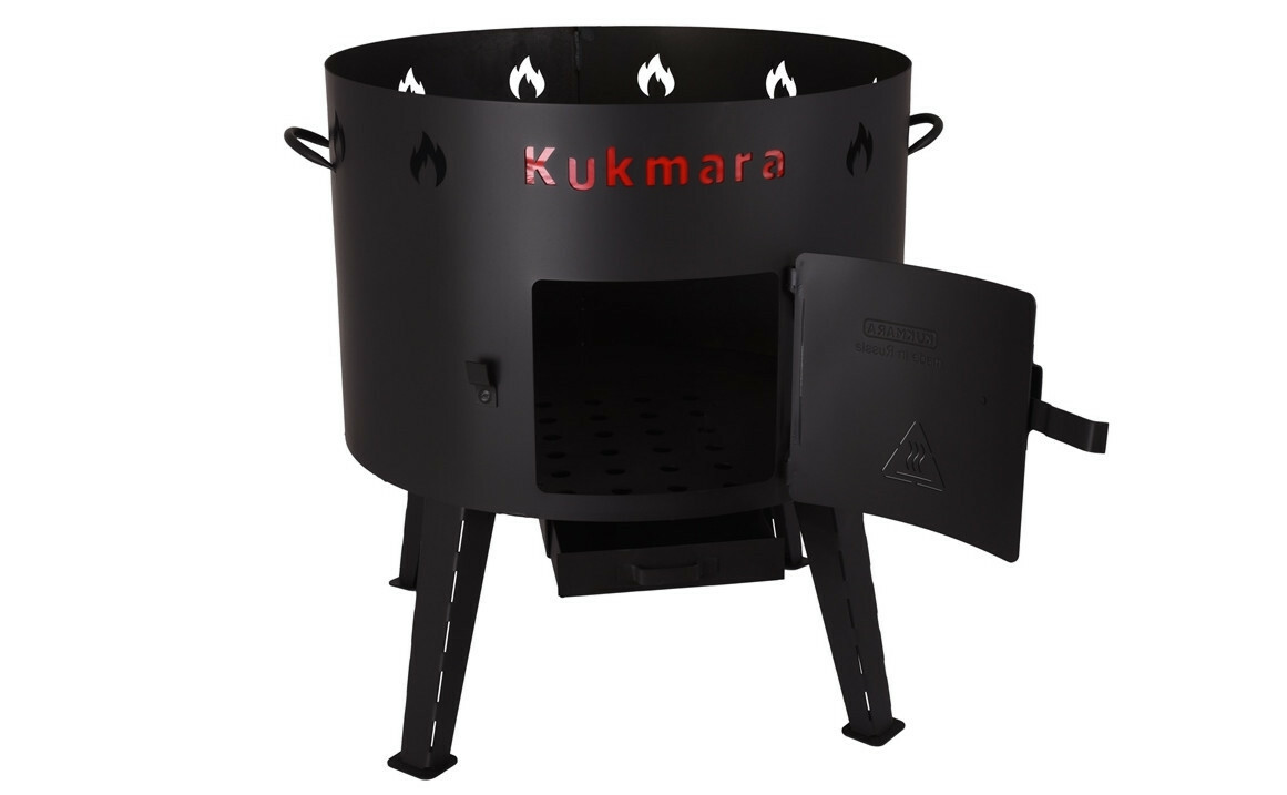 Camping Oven Uchag Cooking Fire Cauldron for 12 L Tatar Kazans by Kukmara