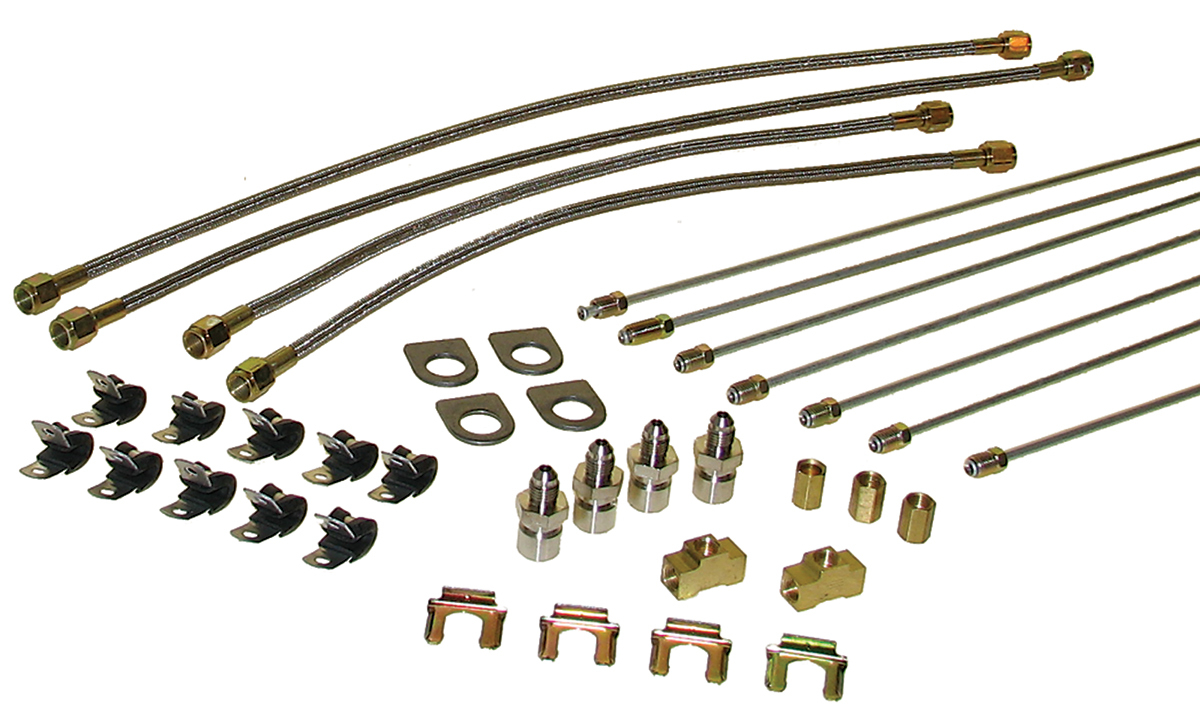 Race Car 3 AN Complete Brake Line Kit 1654 eBay
