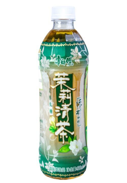 (24 Pack) KANGSHIFU Jasmine Green Tea, Low Sugar, 16.9 Fl Oz 康师傅低糖茉莉清茶