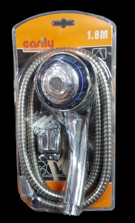 Kit Bagno Doccetta Doccino Soffione Doccia Con Laccio 1,8m e Staffa 52237A dfh