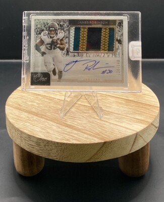 PANINI 2020 NFL ONE FOOTBALL JAMES ROBINSON NO. 21 128/149 R/C AUTO 128/149