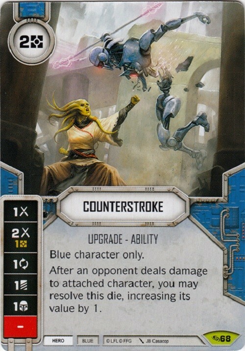 Star Wars Destiny  Kit Fisto,Pillio Star Compass,Counterstroke