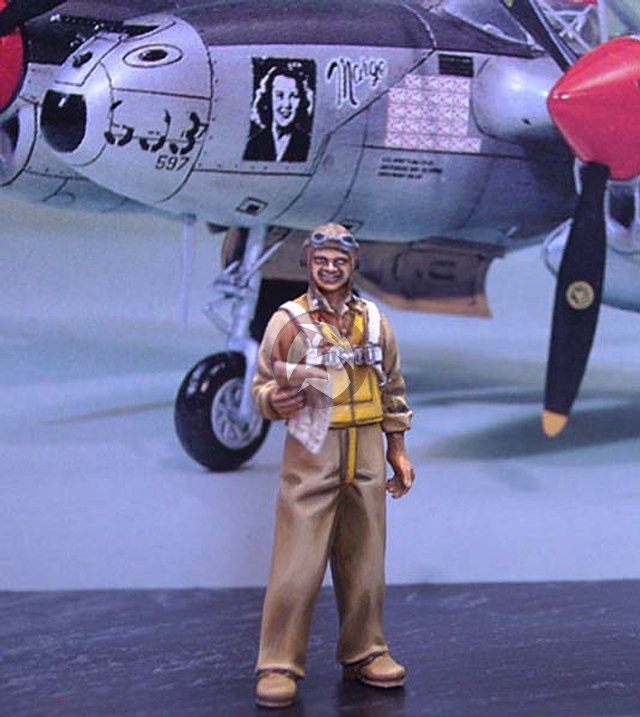 Legend 1/48 Richard Ira Bong US Fighter Ace Pilot WWII [Resin Figure kit] LF4803
