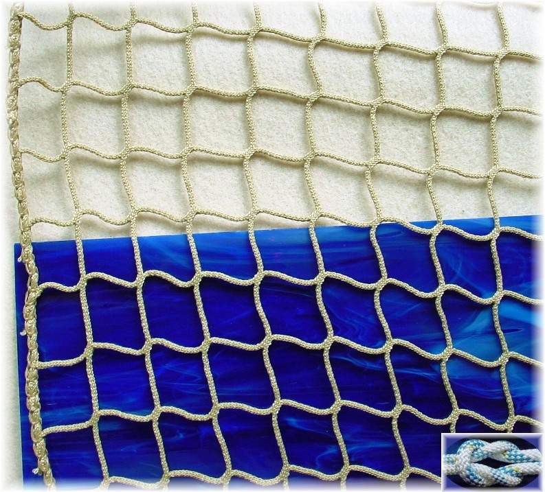 Schutznetz 1 Meter Breit, Dekonetz, Kinderschutznetz, 45mm Masche, 3mm Stark