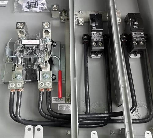 Siemens 400 Amp With Breaker 2x 200 Disconnect Meter Socket MK0402L1400RLM New