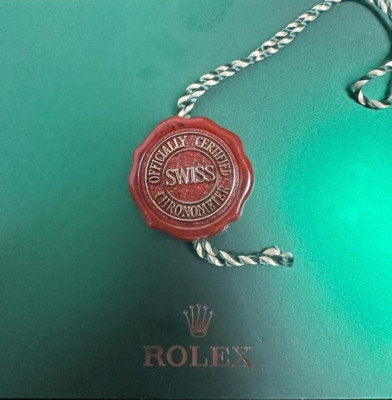 100% Authentic Rolex Superlative Red Hang Tags