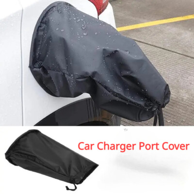 Electric Vehicle Charging Cover EV Waterproof Car Charger Port Magnet Rain Cover