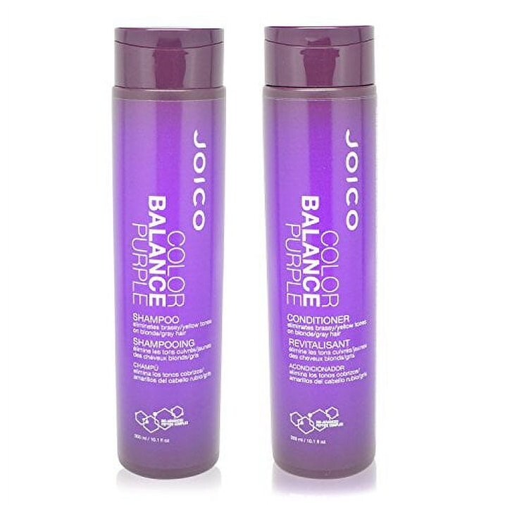 JOICO COLOR BALANCE PURPLE SHAMPOO 10.1OZ & CONDITIONER 10.1OZ SET
