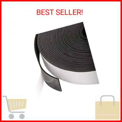 Adhesive Foam Tape-1 Roll, 1 Inch Wide x 1/16 Inch Thick,1.5mm Close Cell Foam R
