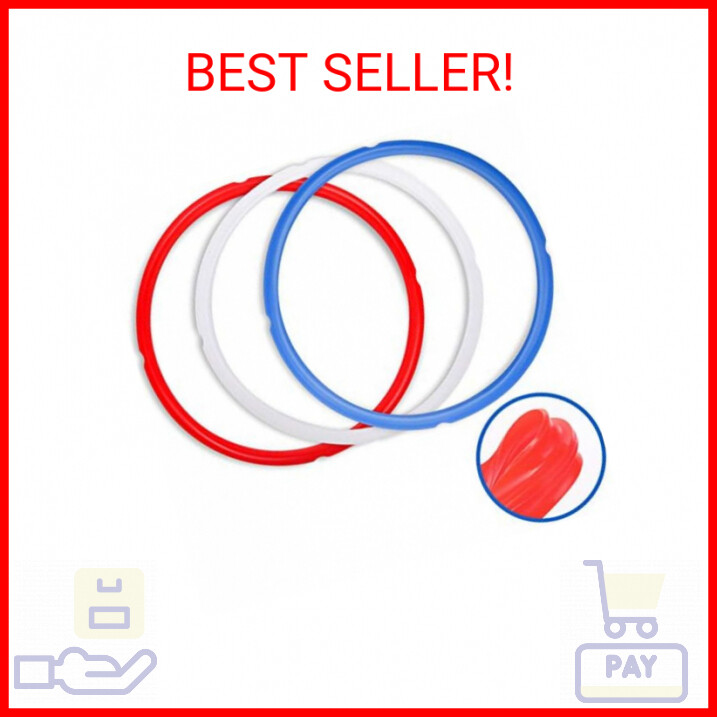 Sealing Rings for Instant Pot Accessories of 6 Qt Models - R
