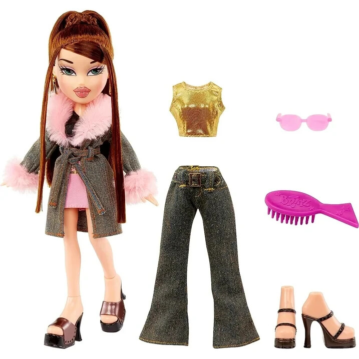 Bratz Original Fashion Doll Dana Series 3 with 2 Outfits and Poster, Ages 6+