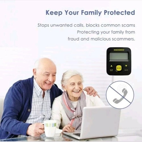 NADAMOO Call Blocker, One Click Block Unwanted Nuisance Call On Landline Phon...