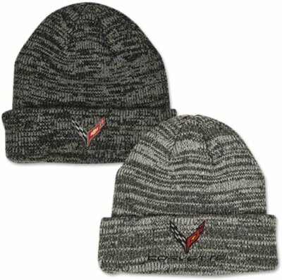 C8 Corvette Next Generation Heathered Beanie (Gray)