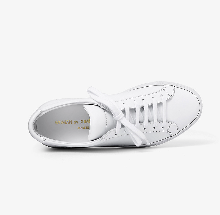 Pre-owned Common Projects Original Achilles Low White 3701-0506
