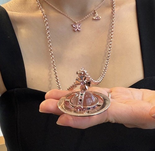小物 vivienne Westwood Vivienne Westwood Necklace Tiny Orb rhinestone Silver w