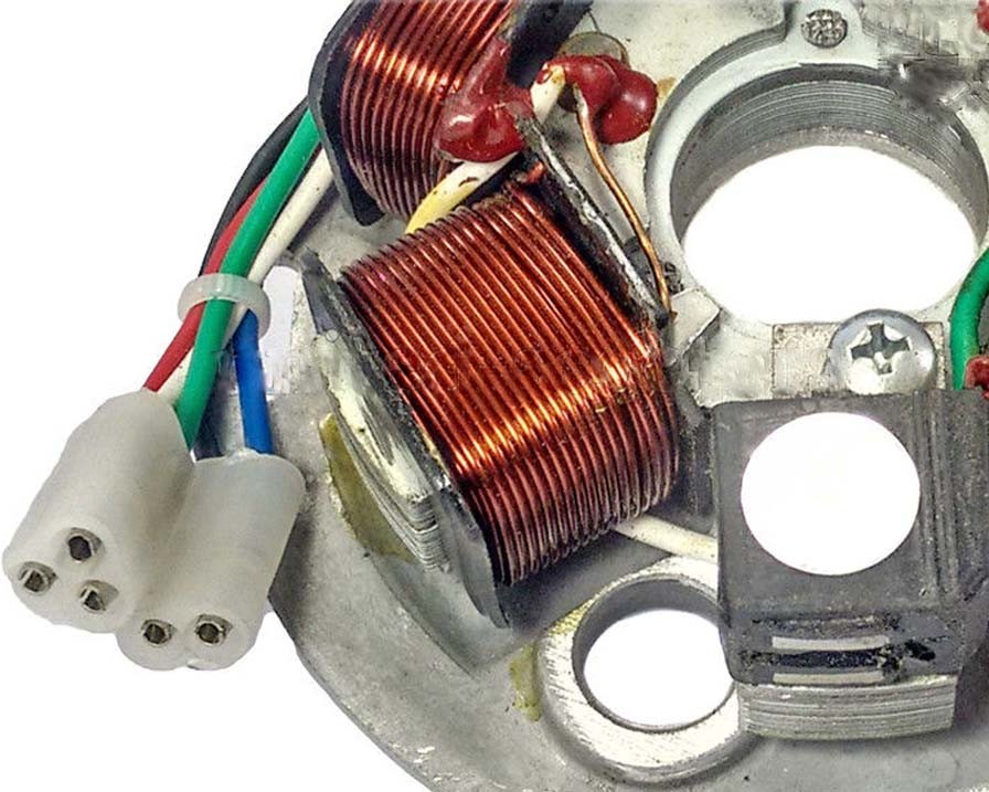 Vespa Stator Coil Plate Assembly Kick Start Type PX125 150 LML Models  