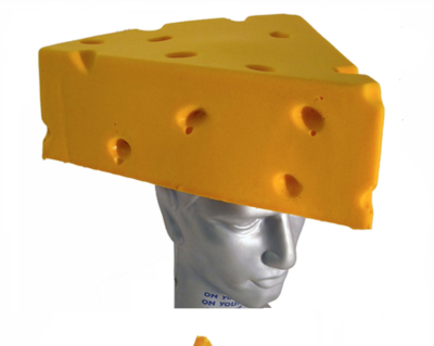 Green Bay Packers Cheese Head Foam Head Hat Cap Headwear