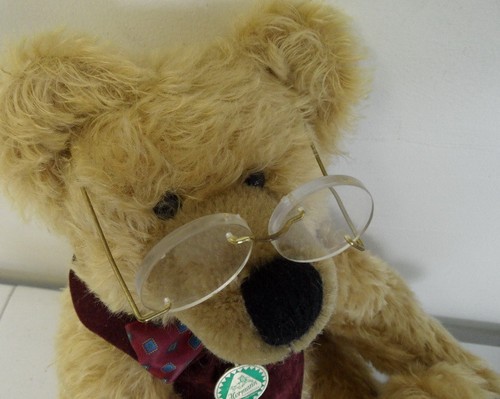 HERMANN'S 1. INTERNET BEAR German Mohair Growler Jointed Glass Eyes #45/250 RARE