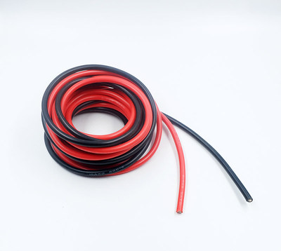 10 Gauge Silicone Wire 20-Feet - 10 AWG Soft High Strand Flexible Silicone Wire