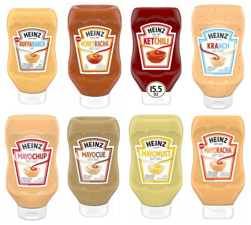 Pick 2 Heinz Saucy Sauce Bottles Ketchili, Kranch, Mayochup, Mayomust or Racha eBay