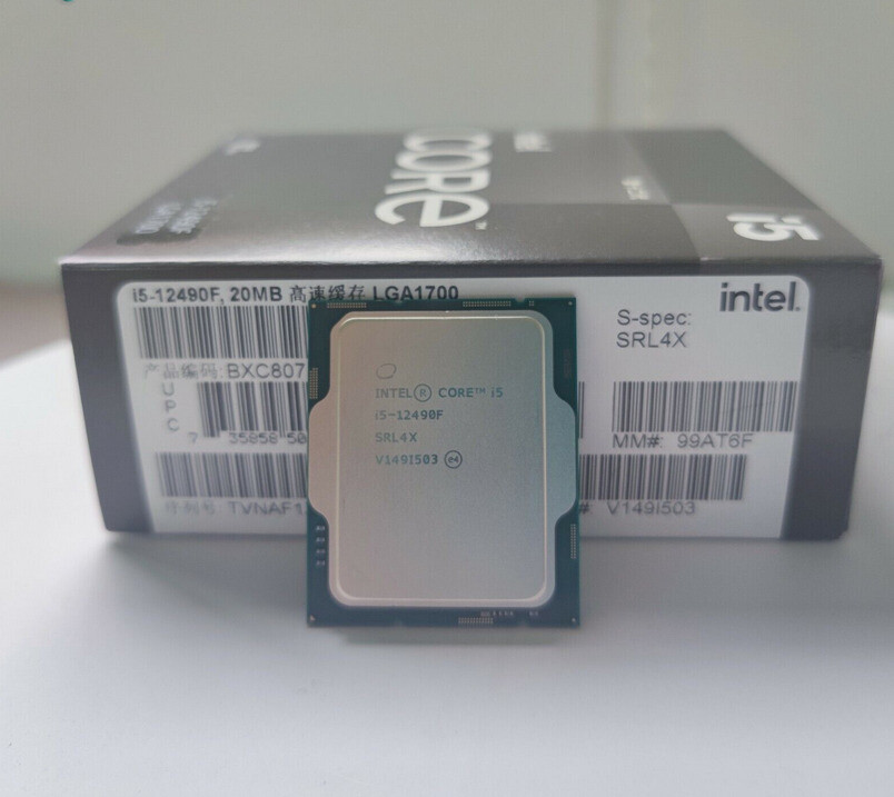 NEW Intel Core i5 12490F 3.0GHz 6-Core 12-Thread CPU 10NM L3=20M