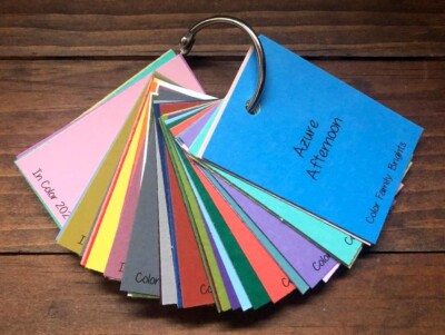 2024-2025 Stampin' Up! Cardstock Color Ring ~ Contains 55 Swatches ~ SHIPS FREE!