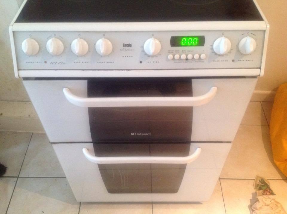 hotpoint creda double oven