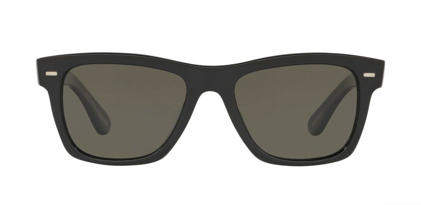 Pre-owned Oliver Peoples Oliver Sun Ov 5393su Black/g-15 Polarized(1492p1) 54mm Sunglasses