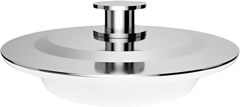 Bath Plug Universal Fit Stainless Steel and Silicone Sink Drain Stopper, 40–45Mm